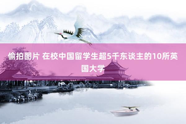 偷拍图片 在校中国留学生超5千东谈主的10所英国大学