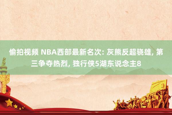 偷拍视频 NBA西部最新名次: 灰熊反超骁雄， 第三争夺热烈， 独行侠5湖东说念主8