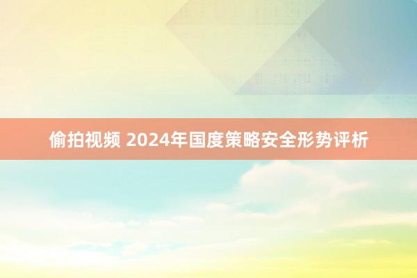 偷拍视频 2024年国度策略安全形势评析