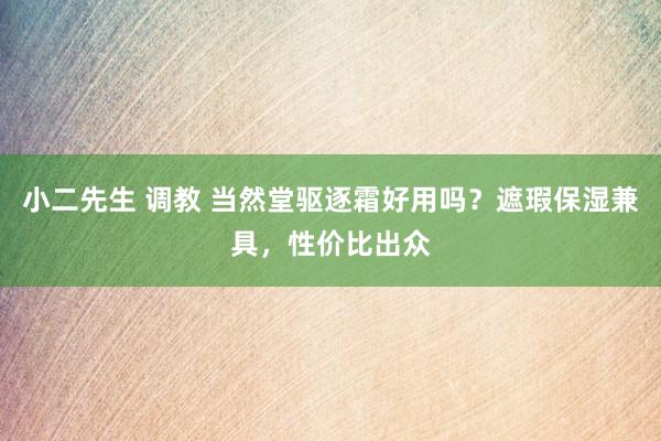 小二先生 调教 当然堂驱逐霜好用吗？遮瑕保湿兼具，性价比出众