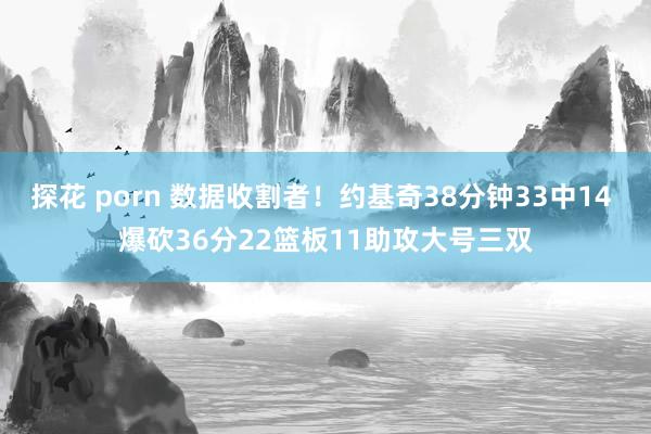 探花 porn 数据收割者！约基奇38分钟33中14 爆砍36分22篮板11助攻大号三双