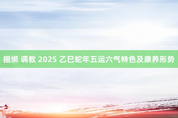 捆绑 调教 2025 乙巳蛇年五运六气特色及康养形势